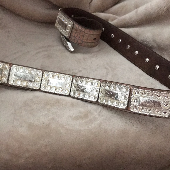 Gorgeous Nocona silver/pink belt main image 8